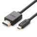 Ugreen HDMI naar micro HDMI-Kabel - 4K 60Hz - 1,5m - 30AWG