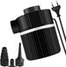 Azomor® Pompe à air électrique pour produits gonflables avec buses multifonctionnelles - Noir