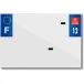 Top Plaq PVC nummerplaatstrip met bedrijfsnaam