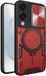 Techsuit Hoesje geschikt voor Samsung Galaxy S25 Edge - CamGuard Pro Back Cover - Rood