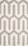 Safavieh Modern Indoor Hand Getuft Vloerkleed, Cambridge Collectie, CAM351, Lichtblauw & Grijs, 91 X 152 cm