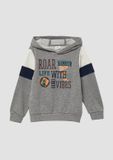 s.Oliver Sweatshirt met capuchon leigrijs katoen 128/134