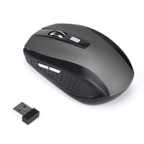 n/a Muis 2.4GHz Draadloze Gaming Muis USB-ontvanger Gamer voor PC Laptop Desktop Grijs