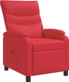 vidaXL Relaxfauteuil Rood Kunstleer