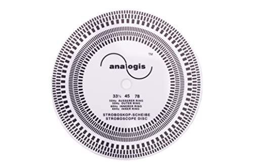 Analogis Stroboscoopschijf voor platenspeler analoog Perfect Pitch