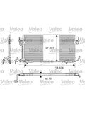Valeo Condensor, Airconditioning 817229