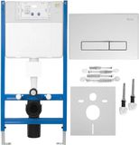 Rea K011A-Q - Inbouwreservoir - Chroom - 9X52,5X103,5Cm