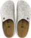 Birkenstock pantoufles - Taille 41 - Unisexe - Gris clair