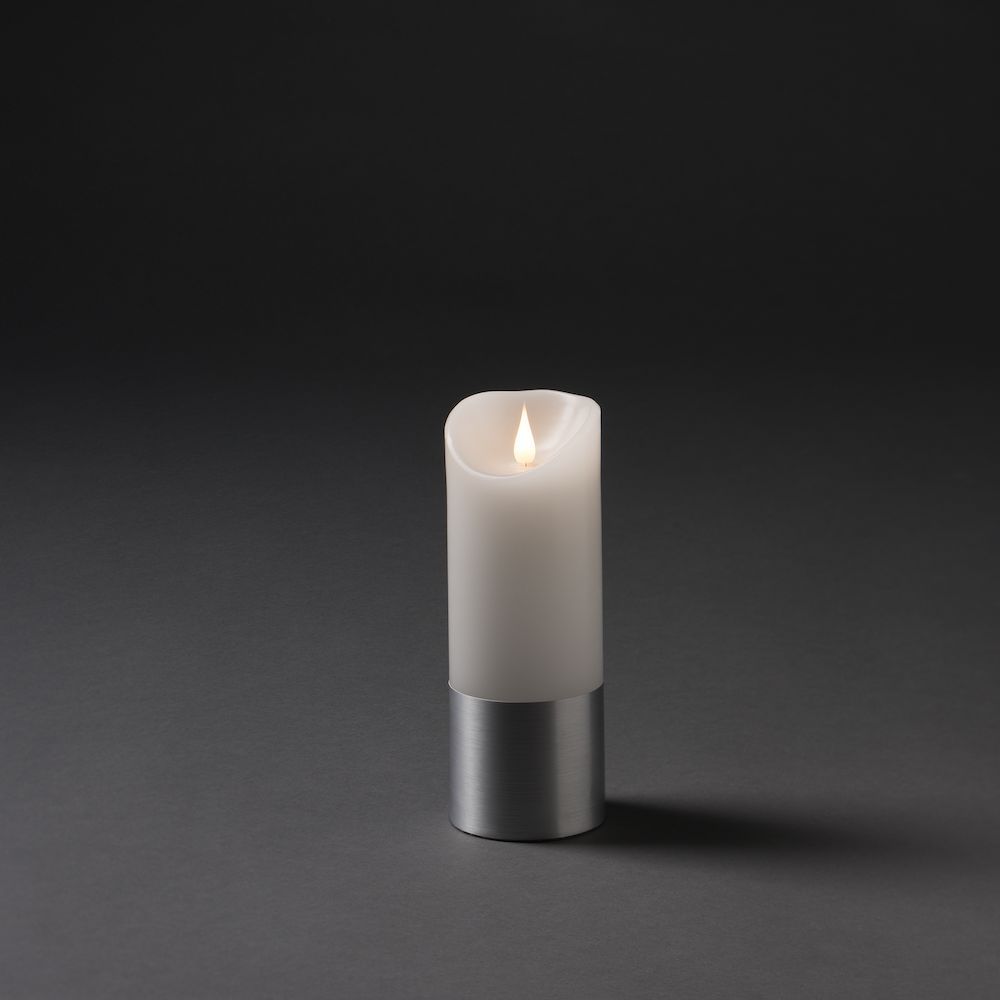 KONSTSMIDE 1823-300 Candlelight - Warm Wit - 2 Lumen - 2300K - Wit/Zilver