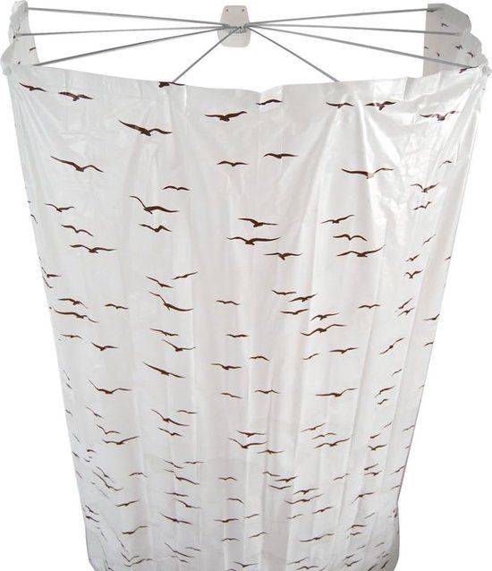 Ridder Sylt Douchegordijn - Beige - 170cm x 210cm - PEVA Plastic