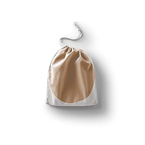 Bonamaison Bedrukte katoenen tas met trekkoord - 20 x 30 cm