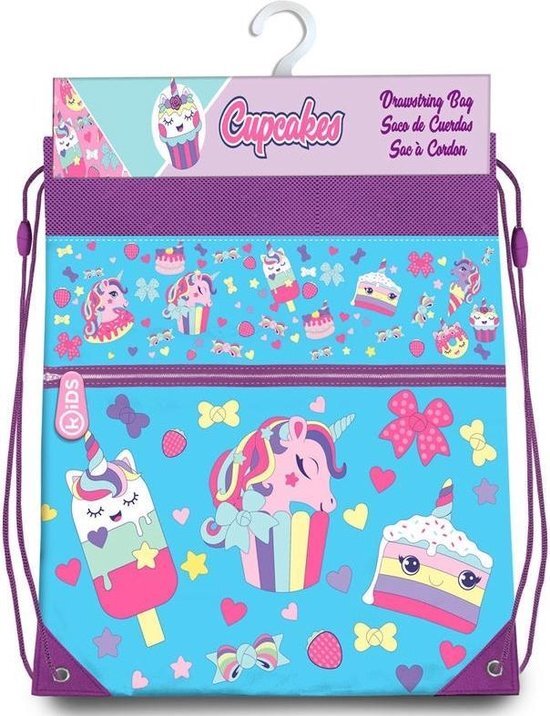 kids licensing Sporttas Cupcakes Junior 42 X 40 Cm Polyester Blauw