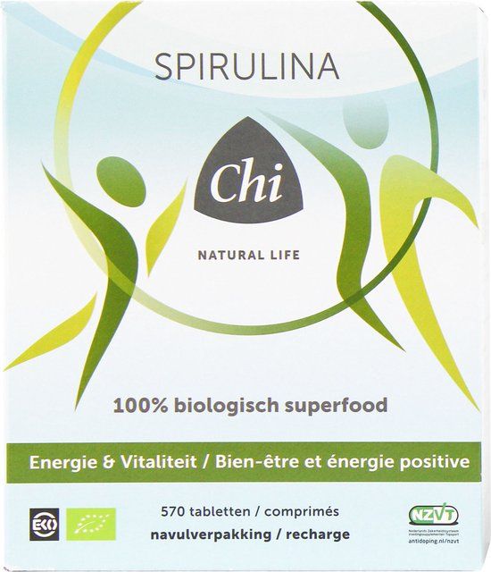 Chi Spirulina Navulling - 570 ml - Tabletten