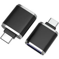 Phonillico® USB C naar USB 3.0 OTG-adapter compatibel Galaxy S23/S22/S21/S20/S10/S9/S8 - Macbook iPad Air 5 Computer [partij 2]
