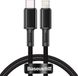 Baseus High Density USB C Kabel naar Apple Lightning 1 meter zwart