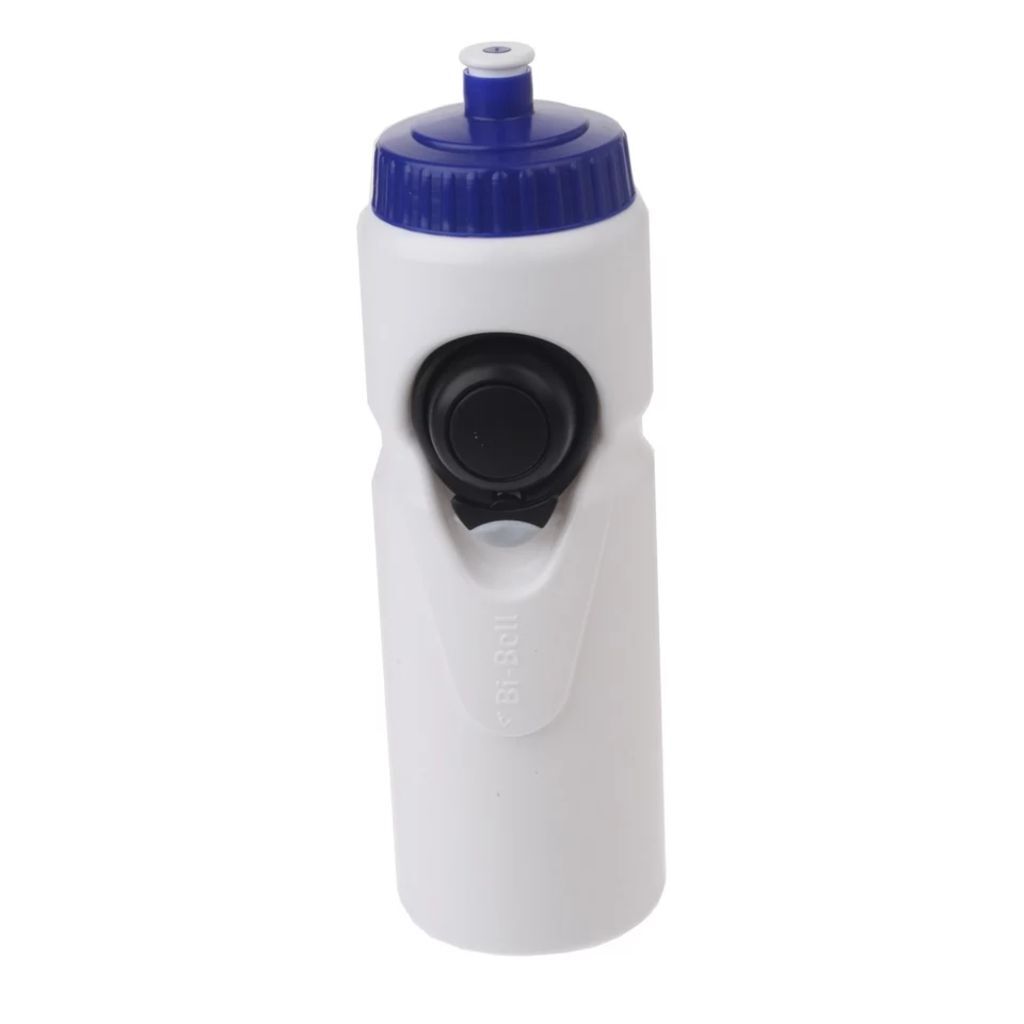 Bi-Bell Bidon Met Bel Wit/blauw 750ml