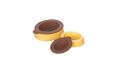 Tescoma - 631652, Delìcia, siliconen vorm voor cake, koffiebonen, 8,5 x 6 x 2 cm