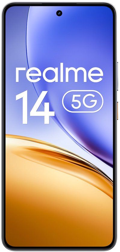 Realme Smartphone 56655 6.7" AMOLED Android 14 256 GB Zilverkleurig