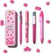 BIC My Pink Collection Roze schrijfset - 4 girly pennen in metalen doosje