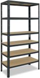 Shelfplaza HOME metalen stellingkast - 200x50x60 cm - antraciet - 6 planken