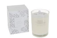J-Line geurkaars White Gardens - Sapphire Amber Tea - wit - large - 70U