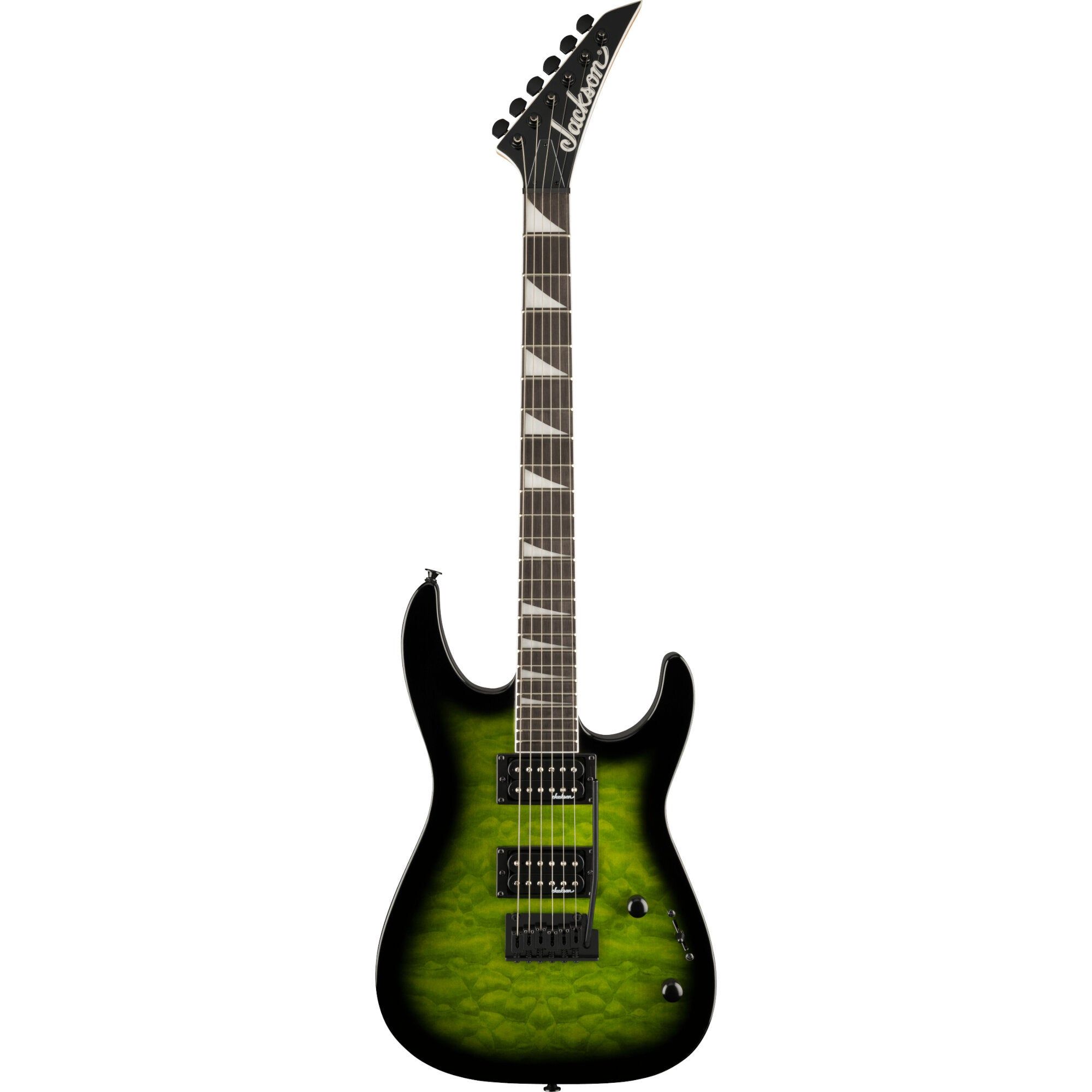 Jackson JS Series Dinky JS20 DKQ 2PT - Transparent Green Burst - Electric Guitar