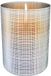 Tenderflame Lilly Glass White Sandblast & printed 10 cm