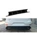 Motordrome Achterbumperdiffuser compatibel met Volkswagen Golf 7.5 GTI 2017-2020 (ABS)