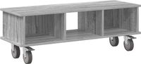 vidaXL Meuble TV 100 x 35 x 35 cm Gris Sonoma Bois d'ingénierie