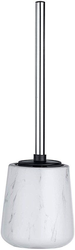 WENKO Toiletborstel Adrada - Wit, Metallic