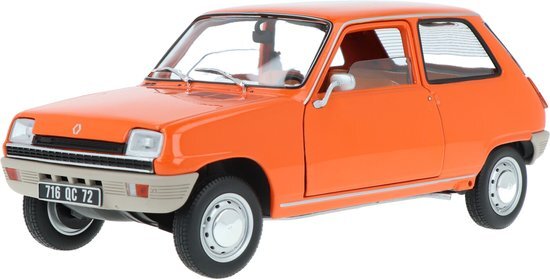 Norev Renault 5 1972 oranje modelauto 1:18