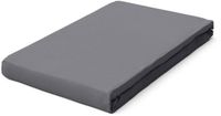 schlafgut Jersey Pure hoeslaken extra hoog - Eenpersoons S - 90x190 - 100x220 128 Grey Mid