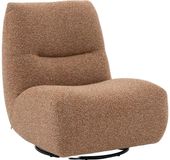 Goossens Fauteuil Ivy - Stof - Bruin