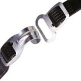Bibia Widek B.V. Korte snelbinder Bibia met haak / oog 50 cm - zwart