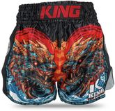 King KPB Dragon Muay Thai broekje zwart/rood XL