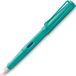 LAMY safari aquamarine vulpen – Vulpen met ergonomische grip & gepolijste stalen penpunt in schrijfdikte EF – Duurzaam ASA-kunststof – Inclusief inktpatroon T 10 blauw – Voor rechtshandigen