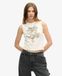 Superdry Débardeur Superdry x Komodo Vintage Crème Taille: 40