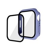Compatibel iwatch7 Compatibel met iwatch7 horlogekast, iwatch7 beschermhoes, PC+ gehard filmhoesje en film één, 45mm beschermhoes - lavendel