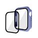 Compatibel iwatch7 Compatibel met iwatch7 horlogekast, iwatch7 beschermhoes, PC+ gehard filmhoesje en film één, 45mm beschermhoes - lavendel