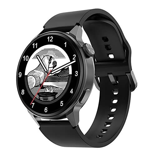 JUSHZ Smart Horloge - Smartwatch met Call Functie, Bluetooth Bellen, AI Assistent, GPS Track - Zwart - 44x11mm