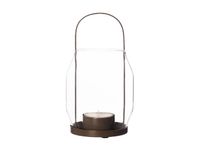 ERNST Lanterne pour bougie Ernst 22 cm Taupe