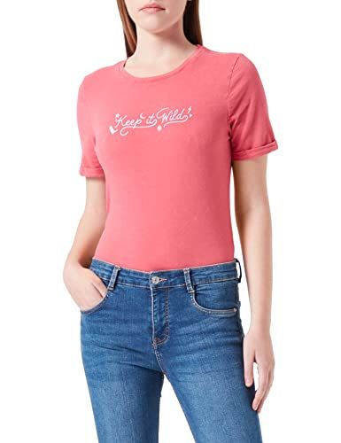Naf Naf Moss MC T-shirt - Roze - Dames - XS