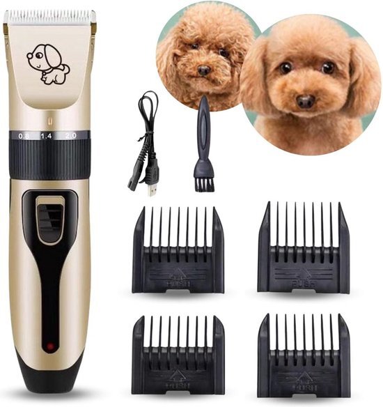 BYER Professionele Dieren Tondeuse Set voor Huisdieren Katten & Honden Draadloos