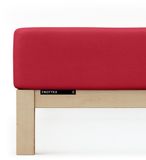 schlafgut Frottex Hoeslaken L - 140x200 - 160x200 285 Red Deep