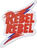 Rock Off David Bowie - Rebel Rebel Patch - Multicolours