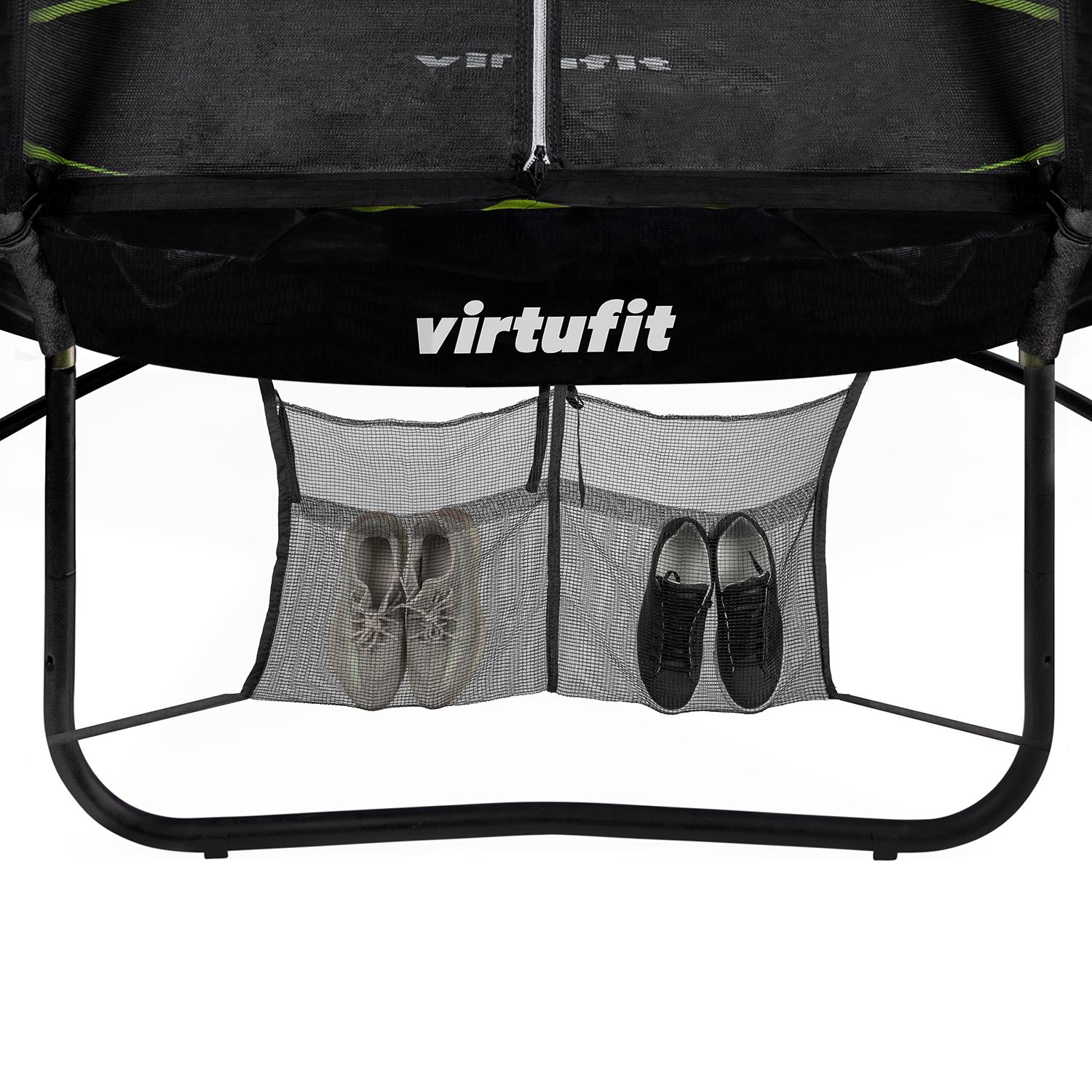 Virtufit Universeel Trampoline Schoenenopbergvak voor Rechthoekige Trampolines - Zwart