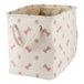 Bone Dry Paw Print Opvouwbare Polyester Huisdier Opbergbak, Rechthoek Klein - 14 x 8 x 9 inch, Poten & Botten Rose