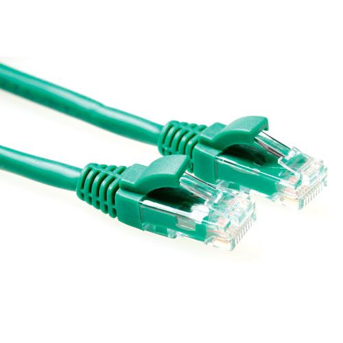 ACT IK8707 U/UTP CAT6 Patchkabel Groen - 7 meter