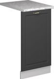 Vicco Fame-Line Vaatwasserfrontpaneel – 45 cm, WB Marmer Anthrazit-Gold Landhaus