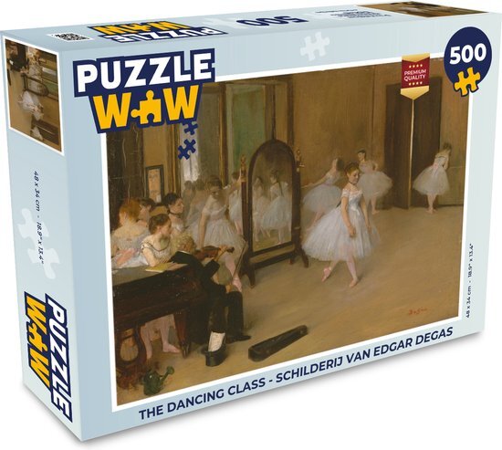 MuchoWow Puzzel The Dancing Class - Schilderij van Edgar Degas - Legpuzzel - Puzzel 500 stukjes